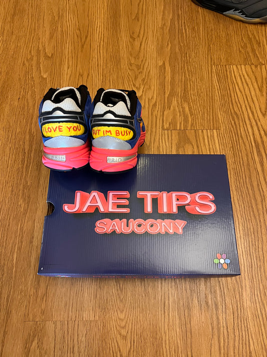 Saucony x Jae Tips jazz 9 "I love you but im busy"