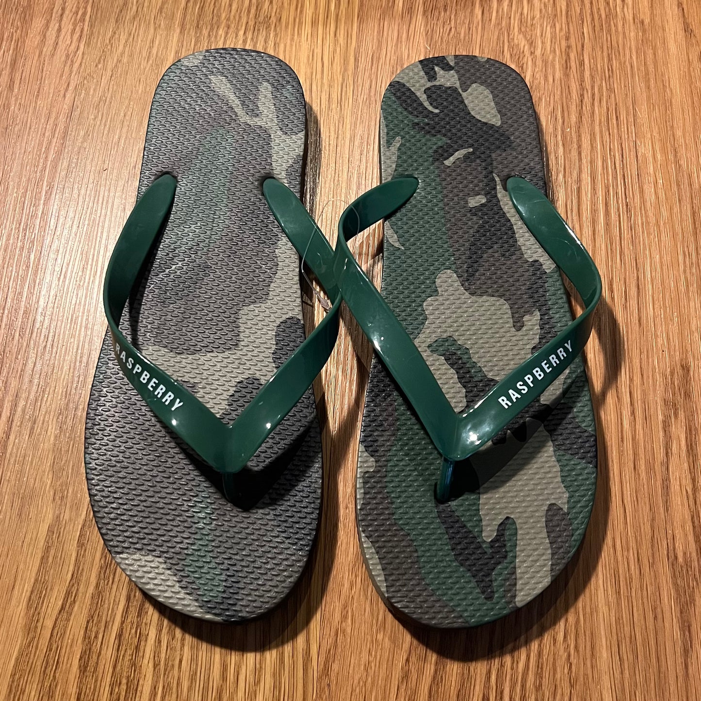 The GV Gallery Raspberry Hills Camo Flip Flops