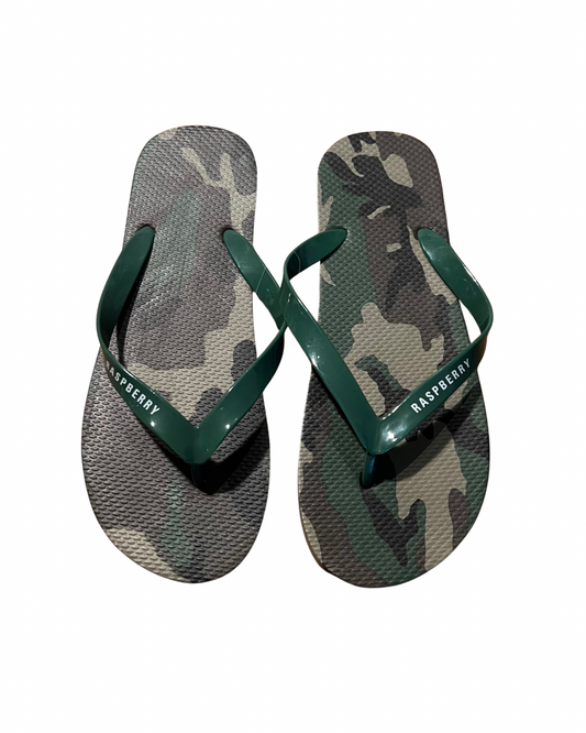 The GV Gallery Raspberry Hills Camo Flip Flops