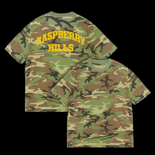 The GV Gallery Smush Parker Raspberry Hills camo tee