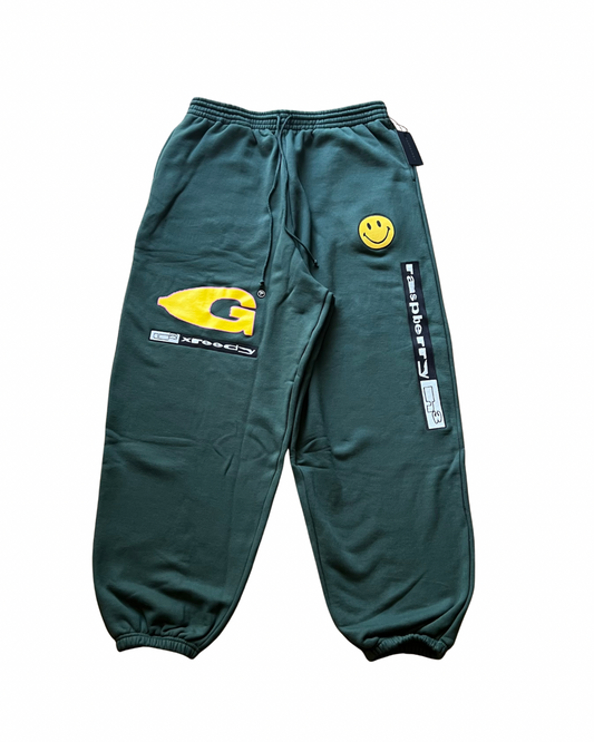 The GV Gallery x Greedy Unit Green Garbage Sweats